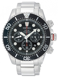 Seiko Divers Czarny/Stal Ø44 mm SSC015P1