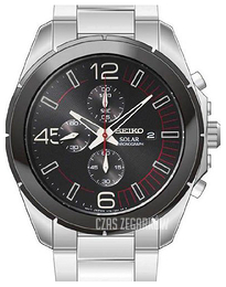 Seiko Czarny/Stal Ø41 mm SSC215