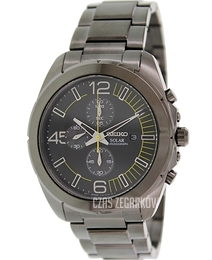 Seiko Chronograph Czarny/Stal Ø41 mm SSC217