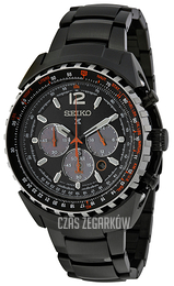 Seiko Chronograph Czarny/Stal Ø46.1 mm SSC263