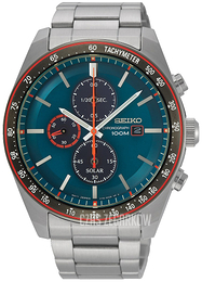 Seiko Solar Niebieski/Stal Ø43.2 mm SSC717P1