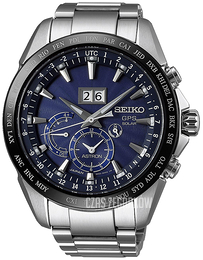 Seiko Astron Niebieski/Stal Ø45 mm SSE147J1