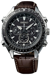 Seiko Prospex Czarny/Skóra Ø48 mm SSG005P1