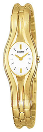 Seiko Dress Ladies Biały/Stal w odcieniu złota Ø17 mm SUJ626