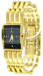Seiko Dress Ladies Czarny/Stal w odcieniu złota SUJ796P1