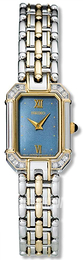 Seiko Dress Ladies Niebieski/Stal w odcieniu złota SUJE10