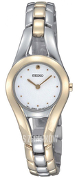 Seiko Dress Ladies Biały/Stal Ø22 mm SUJF60P1