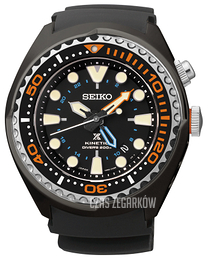 Seiko Kinetic Czarny/Guma Ø47 mm SUN023