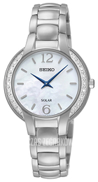 Seiko Dress Ladies Biały/Stal Ø29 mm SUP253
