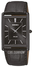 Seiko Dress Czarny/Skóra SUP881P1