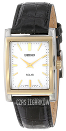Seiko Dress Biały/Skóra SUP898