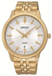 Seiko Biały/Pozlacana Ø41 mm SUR034P1
