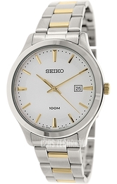 Seiko Dress Srebrny/Stal w odcieniu złota Ø42 mm SUR053