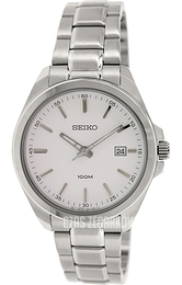 Seiko Dress Biały/Stal Ø42 mm SUR057P1