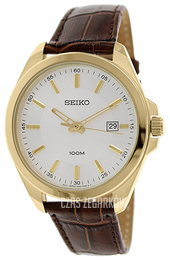 Seiko Dress Srebrny/Skóra Ø42 mm SUR064P2