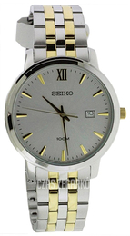 Seiko Dress Srebrny/Stal w odcieniu złota Ø42 mm SUR121