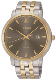 Seiko Dress Szary/Stal w odcieniu złota Ø45 mm SUR126