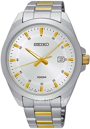 Seiko Classic Srebrny/Stal w odcieniu złota Ø38 mm SUR211P1