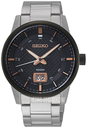 Seiko Czarny/Stal Ø40.8 mm SUR285P1