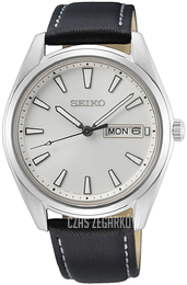 Seiko Neo Classic Biały/Skóra Ø40.2 mm SUR447P1
