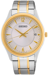 Seiko Neo Classic Biały/Stal w odcieniu złota Ø39.4 mm SUR468P1