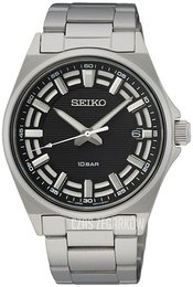 Seiko Essentials Czarny/Stal Ø40 mm SUR505P1