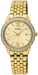 Seiko Dress Ladies Szampański/Stal w odcieniu złota Ø28 mm SUR688P1
