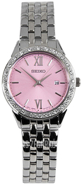 Seiko Dress Ladies Różowy/Stal Ø28 mm SUR693P1
