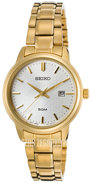 Seiko Dress Ladies Srebrny/Stal w odcieniu złota Ø30 mm SUR744P1