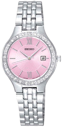 Seiko Dress Ladies Różowy/Stal Ø28 mm SUR765P9