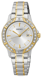Seiko Dress Ladies Srebrny/Stal w odcieniu złota Ø29.5 mm SUR876