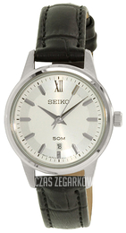 Seiko Dress Srebrny/Skóra Ø29 mm SUR891