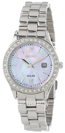 Seiko Dress Ladies Biały/Stal Ø30 mm SUT073