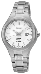Seiko Solar Srebrny/Tytan Ø30 mm SUT199P1