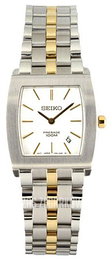 Seiko Biały/Pozlacana SXB336