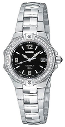 Seiko Czarny/Stal Ø30 mm SXDA51