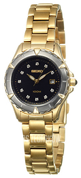 Seiko Czarny/Pozlacana Ø32 mm SXDB28