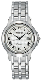 Seiko Premier Srebrny/Stal Ø28 mm SXDE01