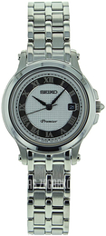 Seiko Premier Srebrny/Stal Ø27.75 mm SXDE41P1