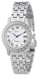 Seiko Biały/Stal Ø28 mm SXDE57P1