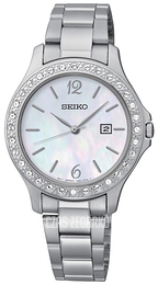 Seiko Biały/Stal Ø30 mm SXDF85