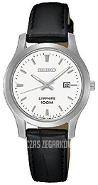 Seiko Dress Ladies Biały/Skóra Ø27 mm SXDG65P1