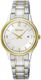 Seiko Classic Srebrny/Stal w odcieniu złota Ø29 mm SXDG94P1