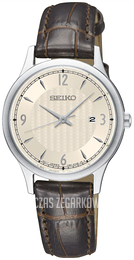 Seiko Classic Srebrny/Skóra Ø29 mm SXDG95P1