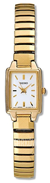 Seiko Dress Ladies Biały/Stal w odcieniu złota SXGN08