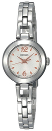 Seiko Dress Ladies Biały/Stal Ø21 mm SXGN79