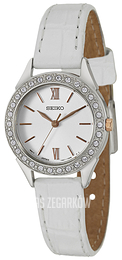 Seiko Dress Ladies Srebrny/Skóra Ø26 mm SXGP35