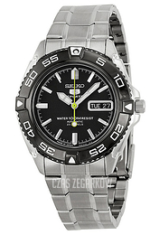 Seiko Seiko 5 Czarny/Stal Ø39 mm SNZB23J1