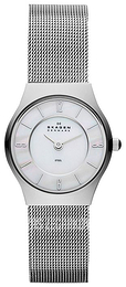 Skagen Grenen Biały/Stal Ø24 mm 233XSSS