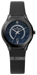 Skagen Denmark Niebieski/Skóra Ø29 mm 886SBLB